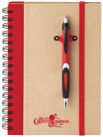 8" x 6" Recycled Wirebound Notebook Pen Combo