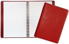 Red Classic Leather Journal